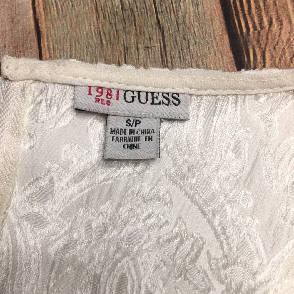 Size S Guess Ivory  Sleeveless Dress - Picture 3 of 7